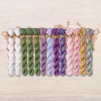 Набор ниток OwlForest для схемы «Свидание в сиреневом саду» (DMC)