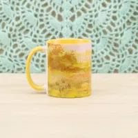 Кружка «Цветы и зайки»