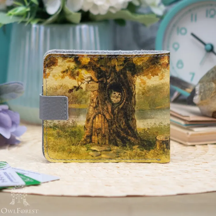 Кошелёк маленький «Дуб на берегу реки»