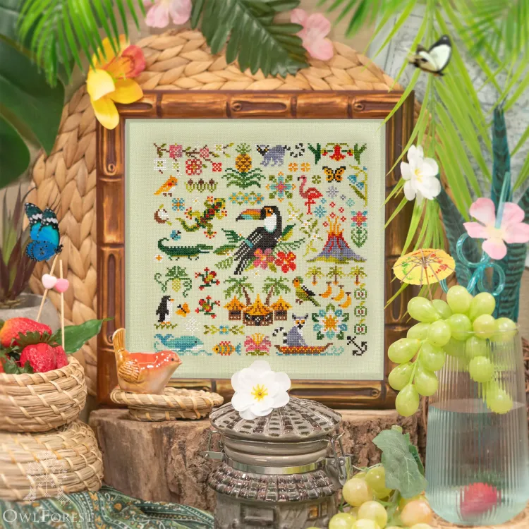 Набор для вышивания «Лемурия. Тукан»