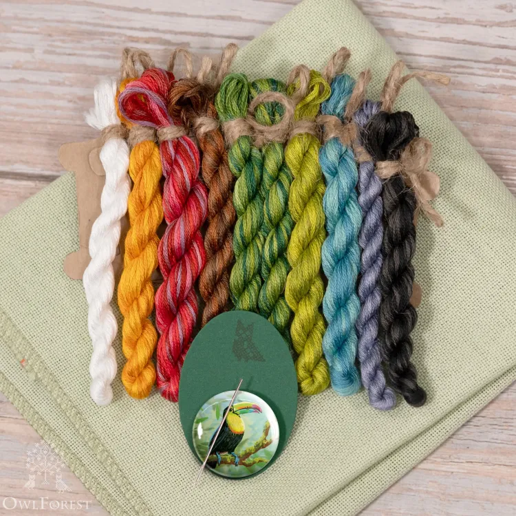 Набор для вышивания «Лемурия. Тукан»