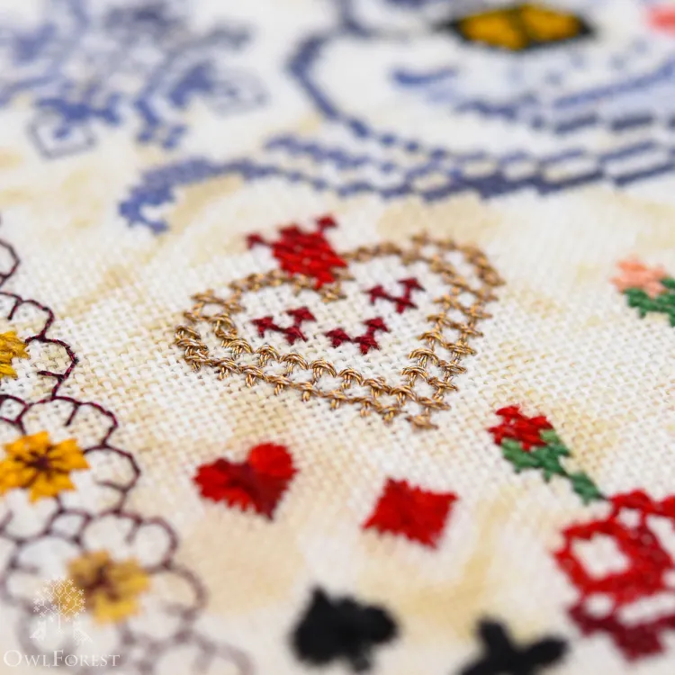 Схема для вышивания «Королева сердец»