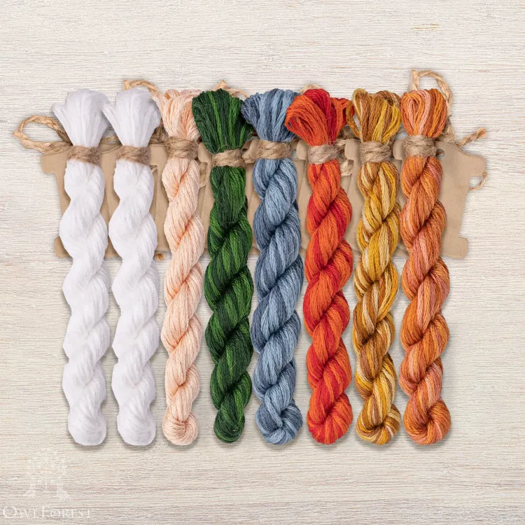 Набор ниток OwlForest для схемы «Сказка о царе Салтане» (DMC)