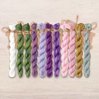 Набор ниток OwlForest для схемы «Свидание в сиреневом саду» (ПНК)