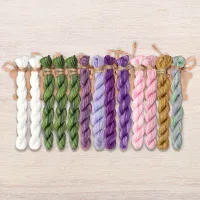 Набор ниток OwlForest для схемы «Свидание в сиреневом саду» (ПНК)