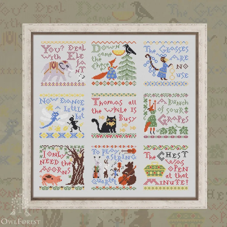 Электронные схемы серии «Басни Крылова»