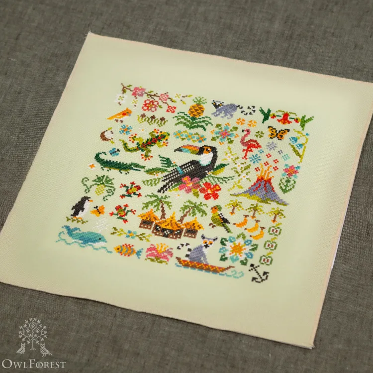 Схема для вышивания «Лемурия. Тукан»