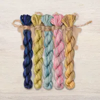 Набор ниток OwlForest для бесплатной схемы «Скворцы» (DMC)