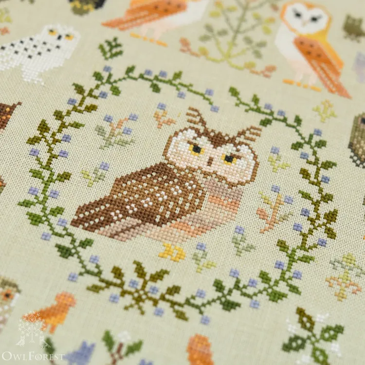 Набор для вышивания «100 сов»