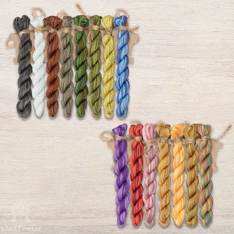 Набор ниток OwlForest для схемы «Полюшко-поле» (ПНК)