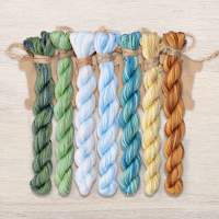 Набор ниток OwlForest для  одного фрагмента схемы «Атлантида» (ПНК)