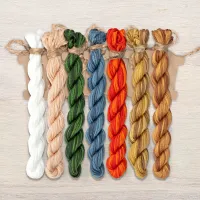 Набор ниток OwlForest для схемы «Сказка о царе Салтане» (ПНК)