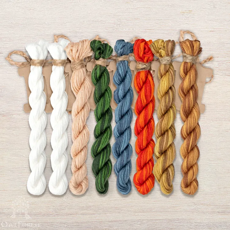 Набор ниток OwlForest для схемы «Сказка о царе Салтане» (ПНК)