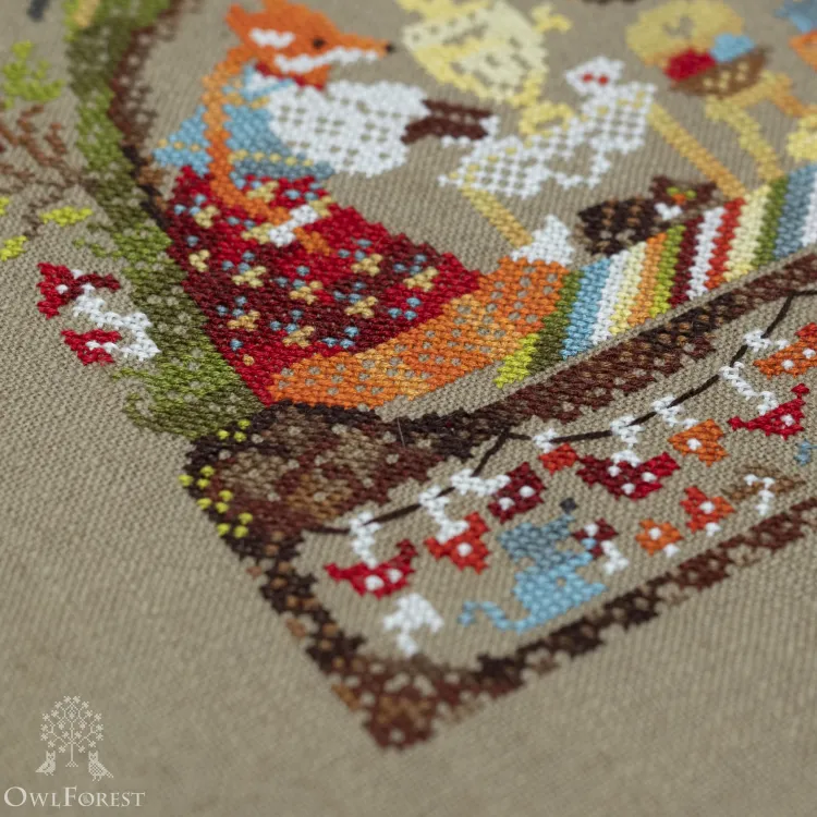 Электронная схема «Лесные домишки. Гусь и Лиса» 