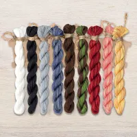 Набор ниток OwlForest для схемы «Кот учёный» (ПНК)