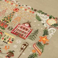 Схема для вышивания «Городская ёлка» 