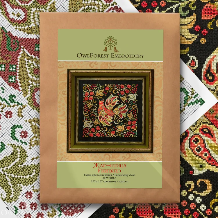 Схема для вышивания «Жар-птица»