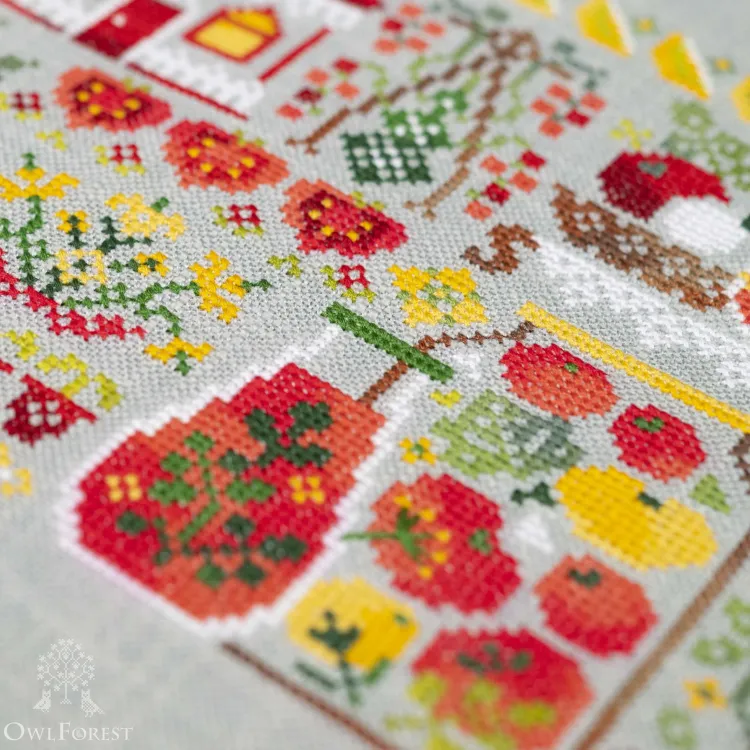 Схема для вышивания «Сезон заготовок. Помидоры» 