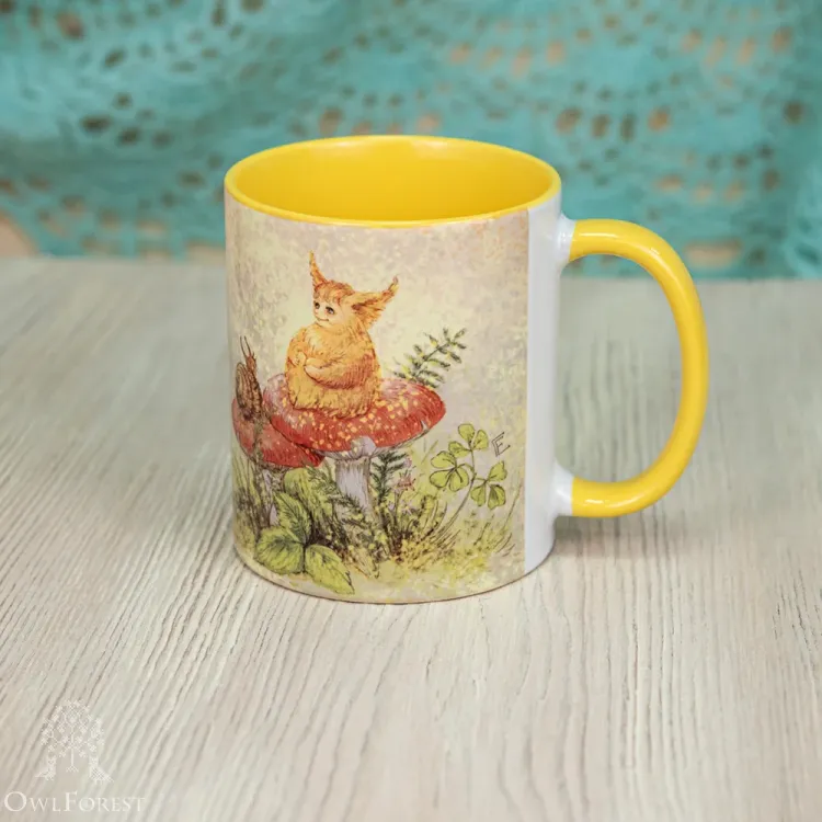 Кружка «Осень на грибочке»