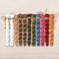 Набор ниток OwlForest для схемы «В гостях у Банника» (ПНК)