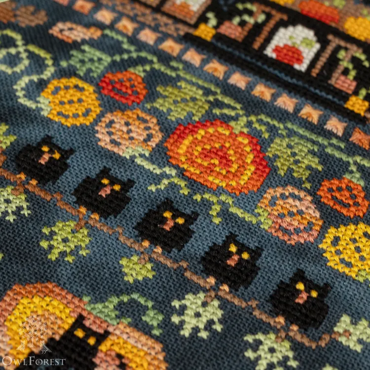 Схема для вышивания «Тыквенная ночь»