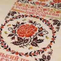 Схема для вышивания «Королева цветов» 