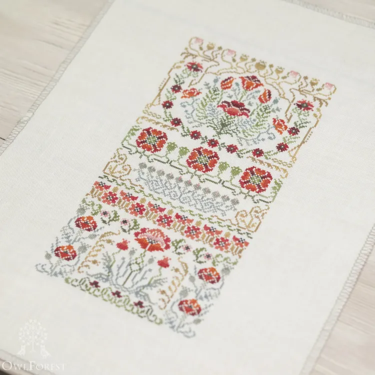 Схема для вышивания «Торжественный мак»