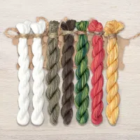 Набор ниток OwlForest для схемы «Кофейня «Бодрое утро!!!» (ПНК)